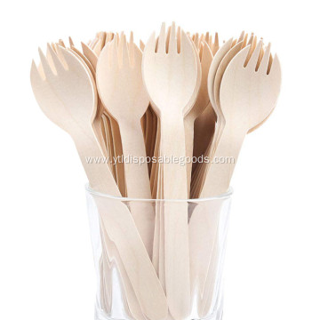 140mm 160mm eco-friendly disposable wooden spork